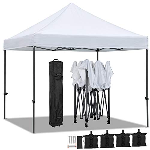 Yaheetech Tonnelle 3x3m Pliante Imperméable Anti-UV Tente Pavillon Pop-up Portable